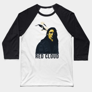 Native American Red Cloud Vector 2 Baseball T-Shirt